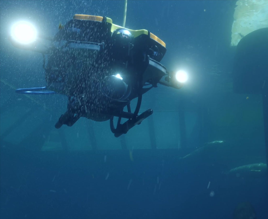 TMI-Orion Dynamics S-ROV at the Institut Marin du Seaquarium du Grau-de-Roi